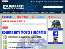 Tablet Screenshot of lambertiricambi.it